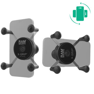 Mascherina X-Grip rotante RAM Mount RAM-HOL-UN7BRU con sfera tipo B per CELLULARI da 5" fino a 6"
