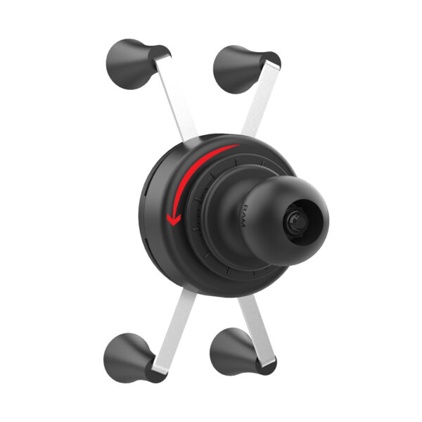 Mascherina X-Grip rotante RAM Mount RAM-HOL-UN7BRU con sfera tipo B per CELLULARI da 5" fino a 6" - immagine 3