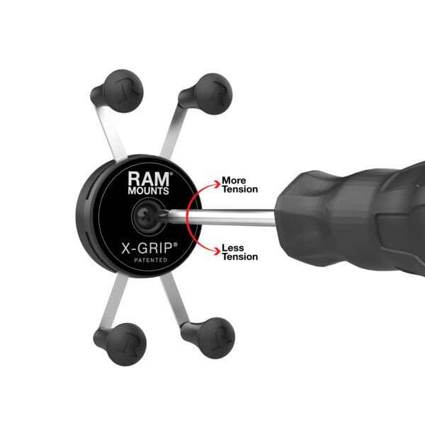 Mascherina X-Grip rotante RAM Mount RAM-HOL-UN7BRU con sfera tipo B per CELLULARI da 5" fino a 6" - immagine 4