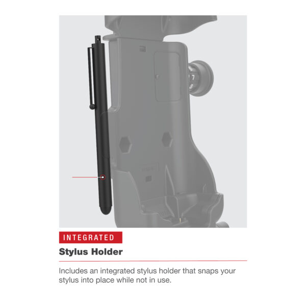 RAM Combo-Locking Form-FitPowered Dock per Zebra TC53 e TC58 Ram Mounts RAM-HOL-ZE17CL-2U - immagine 8