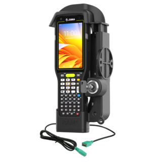 RAM Dock Alimentato con Blocco più USB-A Singolo per Zebra MC3300/3400/3450 Ram Mounts RAM-HOL-ZE33PDLU