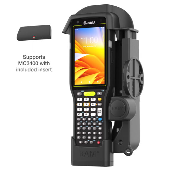 Supporto a molla RAM per Zebra MC3300/3400/3450 Ram Mounts RAM-HOL-ZE33U - immagine 6