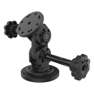 RAM Doppio Perno Dritto Montaggio Magnetico con Manopola Ram Mounts RAP-101-PV4-2S-MAG88U