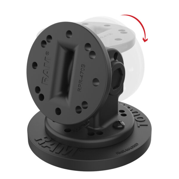 RAM Supporto magnetico a perno singolo Ram Mounts RAP-101-PV4-NK-MAG88U - immagine 2