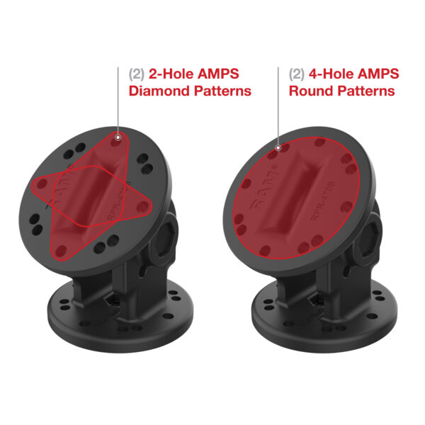 RAM Montaggio a perno singolo Ram Mounts RAP-101-PV4-NKU - immagine 4