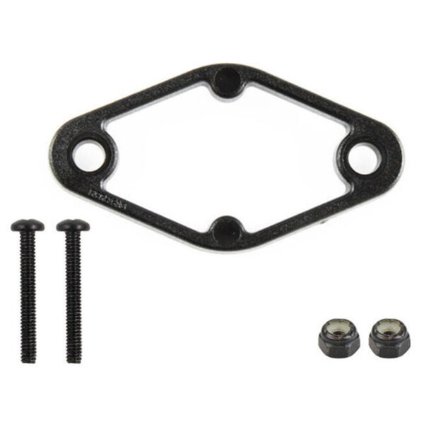 Distanziatore diamantato RAM con modello AMPS a 2 fori e viteria di montaggio Ram Mounts RAP-SPACER-238-NISU