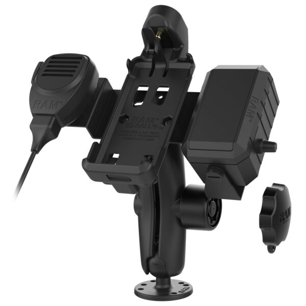 RAM Doppio Supporto a Sfera per Sonim XP5plus con Altoparlante e Hardwire Bundle Ram Mounts RAM-138-S-SNM3PL-V7B1U - immagine 2