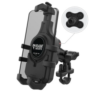 RAM Quick-Grip Pro Supporto per telefono antivibrante con base a U Ram Mounts RAM-B-149Z-A-PD5VU