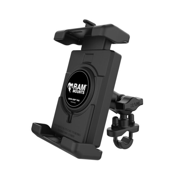 RAM Quick-Grip Pro XL Supporto per Telefono con Base a U per Manubrio - Corto Ram Mounts RAM-B-149Z-A-PD7U - immagine 2