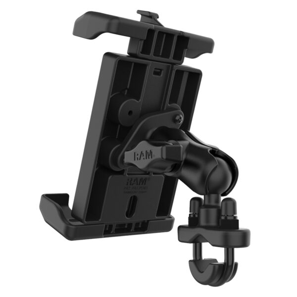 RAM Quick-Grip Pro XL Supporto per Telefono con Base a U per Manubrio - Corto Ram Mounts RAM-B-149Z-A-PD7U - immagine 3