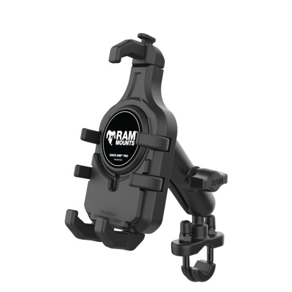 RAM Quick-Grip Pro Supporto per telefono con base a U per manubrio - Medio Ram Mounts RAM-B-149Z-PD5U - immagine 2