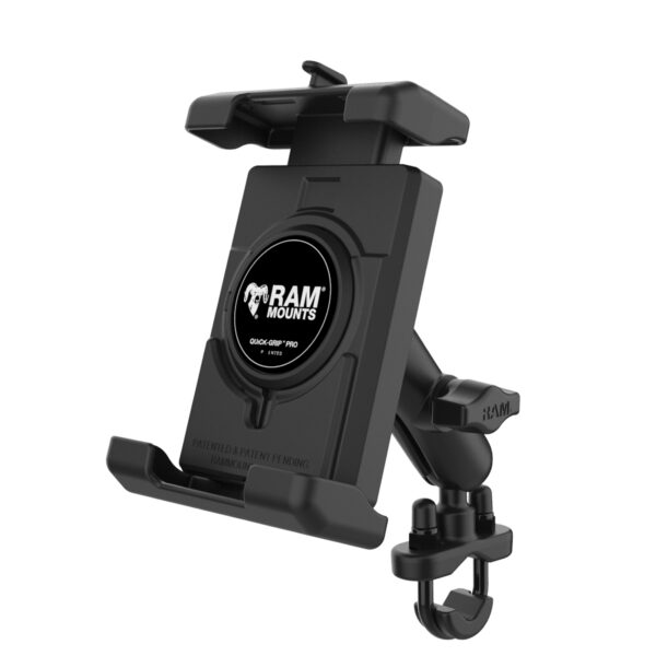 RAM Quick-Grip Pro XL Supporto per Telefono con Base a U per Manubrio - Medio Ram Mounts RAM-B-149Z-PD7U - immagine 2