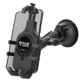 RAM Supporto per telefono Quick-Grip Pro con ventosa Twist-Lock - Media Ram Mounts RAM-B-166-PD5U