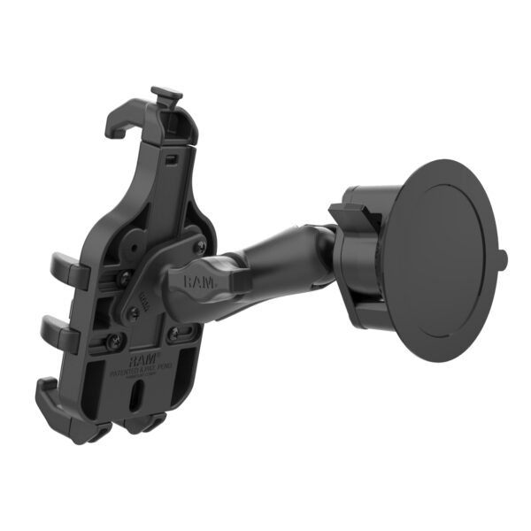 RAM Supporto per telefono Quick-Grip Pro con ventosa Twist-Lock - Media Ram Mounts RAM-B-166-PD5U - immagine 3