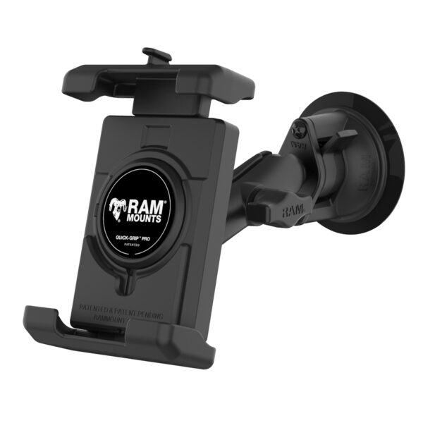 RAM Supporto per telefono Quick-Grip Pro XL con ventosa Twist-Lock Ram Mounts RAM-B-166-PD7U - immagine 2
