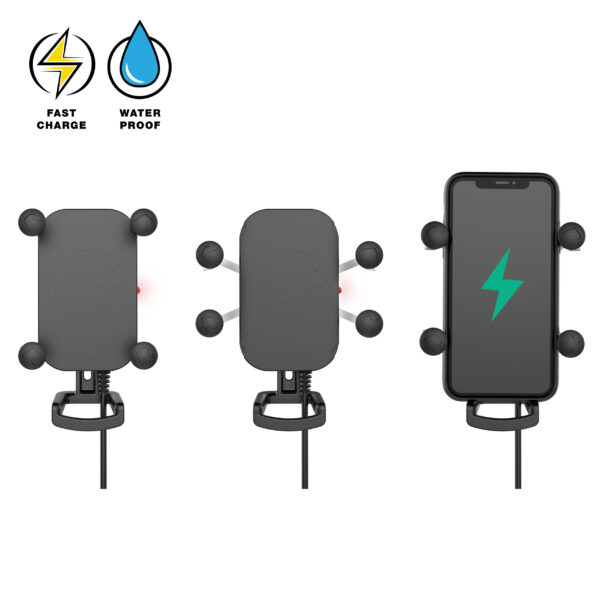 RAM Tough-Charge 15W Supporto a ventosa per ricarica wireless Ram Mounts RAM-B-166-UN12W-1 - immagine 2