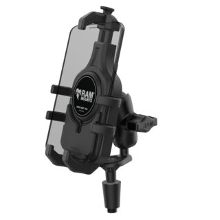 RAM Quick-Grip Pro Supporto per Telefono con Base Stelo Forcella - Corto Ram Mounts RAM-B-176-A-PD5U