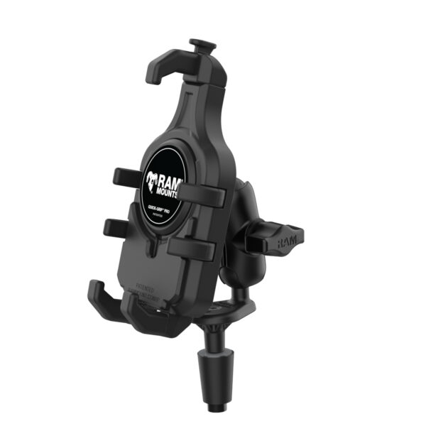 RAM Quick-Grip Pro Supporto per Telefono con Base Stelo Forcella - Corto Ram Mounts RAM-B-176-A-PD5U - immagine 2