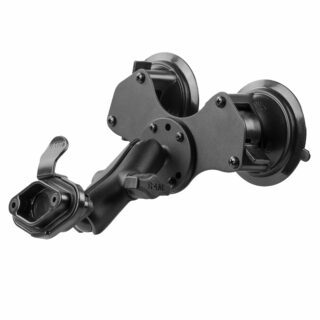 RAM Twist-Lock Doppia Ventosa con Adattatore a Sgancio Rapido Ram Mounts RAM-B-189-326U