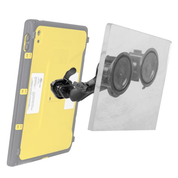 RAM Twist-Lock Doppia Ventosa con Adattatore a Sgancio Rapido Ram Mounts RAM-B-189-326U - immagine 2