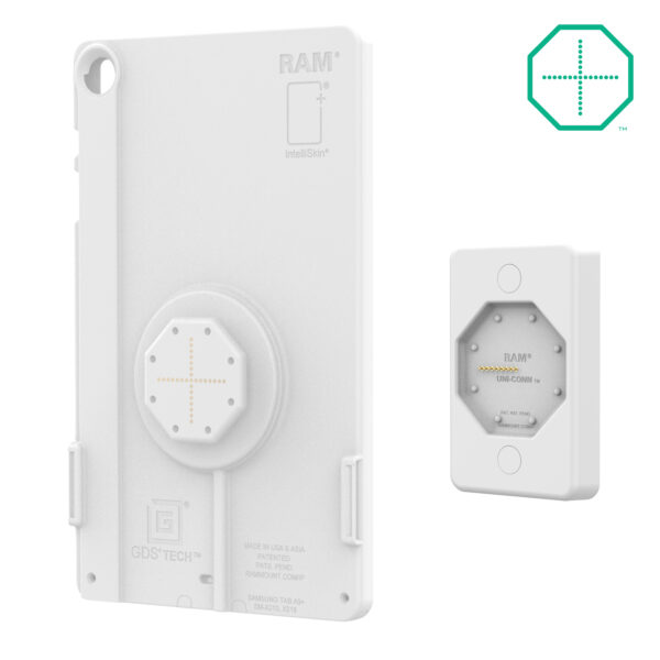 GDS Uni-Conn Dock da Parete Alimentato con PoE - Grigio Ram Mounts RAM-GDS-DOCK-W4-POEU-GRY - immagine 2