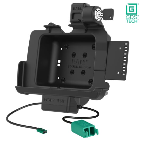 Blocco GDS Power più Dual USB Dock per Zebra ET4x 8" con IntelliSkin Ram Mounts RAM-GDS-DOCKL-ZE20PD2U - immagine 2