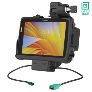 Blocco GDS Power più Data Dock per Zebra ET4x 8" con IntelliSkin Ram Mounts RAM-GDS-DOCKL-ZE20PDU