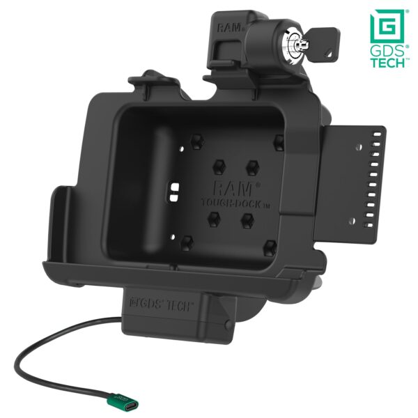Dock alimentato GDS con blocco per tablet Zebra ET4x da 8" con IntelliSkin Ram Mounts RAM-GDS-DOCKL-ZE20PU - immagine 2