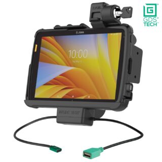 Blocco GDS Power più Data Dock per Zebra ET4x 10" con IntelliSkin Ram Mounts RAM-GDS-DOCKL-ZE21PDU