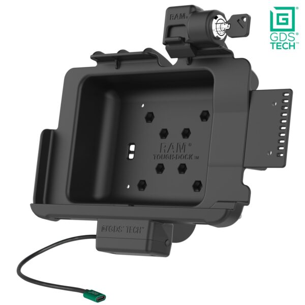 Dock alimentato GDS con blocco per tablet Zebra ET4x da 10" con IntelliSkin Ram Mounts RAM-GDS-DOCKL-ZE21PU - immagine 2