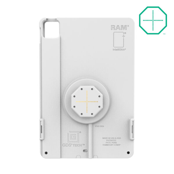IntelliSkin thin-case per iPad Air 11 (M2) (Pogo Pad Posteriori) - Grigio Ram Mounts RAM-GDS-SKIN-AP45-M2-TCB-GRY - immagine 2