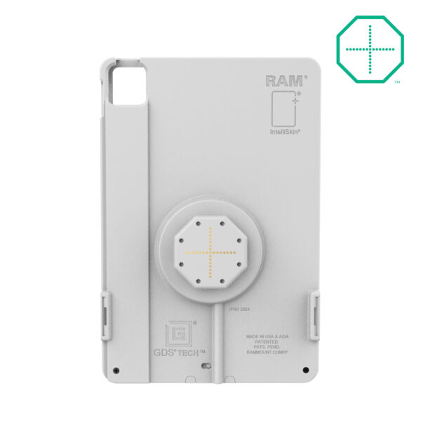 IntelliSkin thin-case per iPad Pro 11 (M4) (Pogo Pad Posteriori) - Grigio Ram Mounts RAM-GDS-SKIN-AP45-M4-TCB-GRY - immagine 2