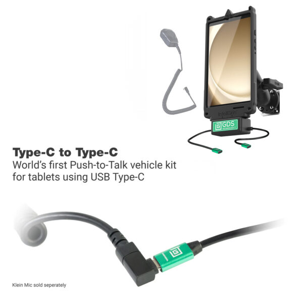 GDS Uni-Conn Klein VALOR PTT Pacchetto Veicolo per Samsung Tab A9 Ram Mounts RAM-GDS-U1-SAM95-KIT4 - immagine 2