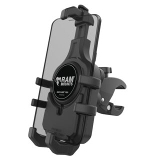 RAM Quick-Grip Pro Supporto per telefono antivibrante con Tough-Claw Ram Mounts RAM-HOL-PD5V-400-1U