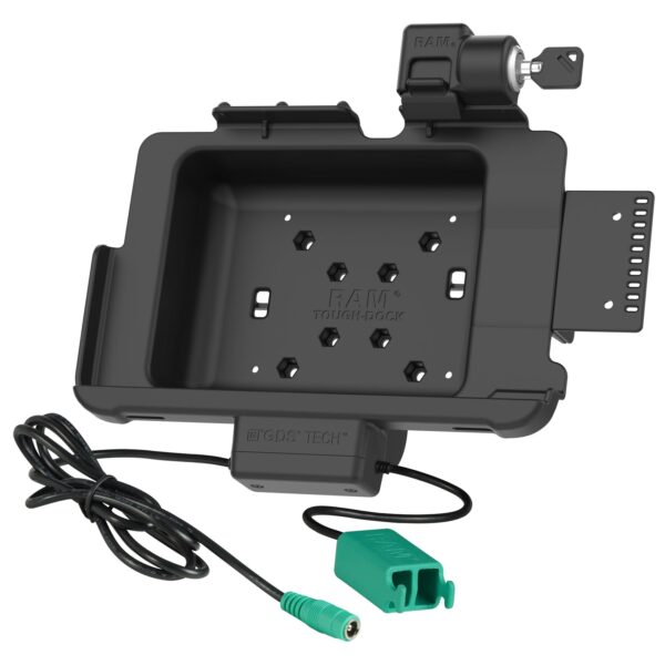 Blocco RAM Tough-Dock Power più Dual USB per Tablet Zebra ET4x 10" Ram Mounts RAM-HOL-ZE21PD2KLU - immagine 2
