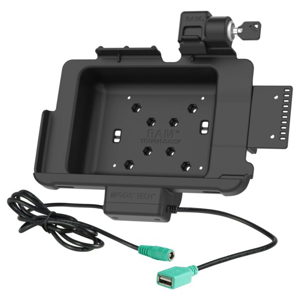 Blocco RAM Tough-Dock Power più Data per Tablet Zebra ET4x 10" Ram Mounts RAM-HOL-ZE21PDKLU - immagine 2