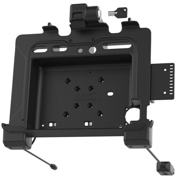 RAM Power più Dual USB Locking Dock per Tablet Zebra ET8x 2-in-1 Ram Mounts RAM-HOL-ZE22PD2LU - immagine 2