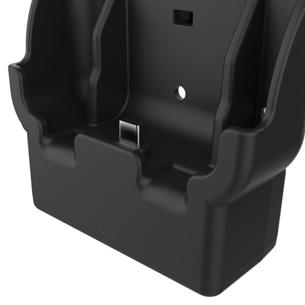 RAM Dock per veicoli con chiusura elettrica per Zebra EM45 Ram Mounts RAM-HOL-ZE38-A-PLU - immagine 3