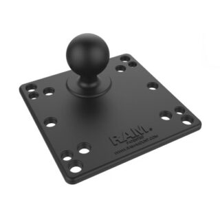 BASE QUADRATA RAM-246U-AD1U VESA 100x100 e 75x75 SFERA TIPO C PER MONITOR DISPLAY