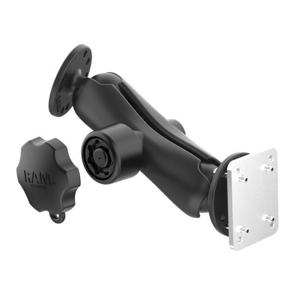 Supporto per cruscotto con bloccaggio RAM con piastra di supporto - Supporti per braccio medio tipo C RAM-101L-225B2U - immagine 2