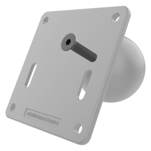 RAM 75x75mm Piastra VESA con sfera e montante rinforzato in acciaio Supporti per braccio RAM-D-2461U-IN1 - immagine 2