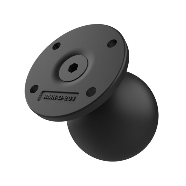 Piastra AMPS rotonda RAM con sfera e montante rinforzato in acciaio Ram Mounts RAM-D-254U-IN1