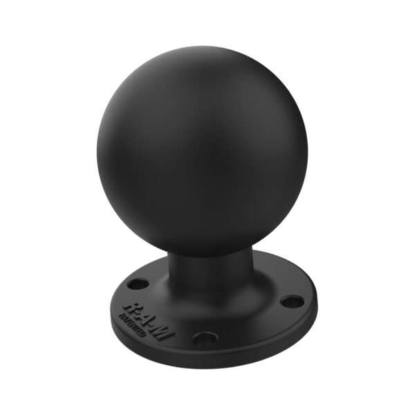Piastra AMPS rotonda RAM con sfera e montante rinforzato in acciaio Ram Mounts RAM-D-254U-IN1 - immagine 3