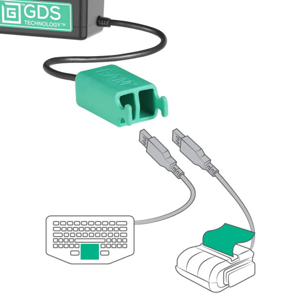 Blocco GDS Tough-Dock + Dual USB-A per iPad Pro 12.9, Pro 13 e Air 13 Ram Mounts RAM-GDS-DOCKL-AP37CD2U - immagine 6