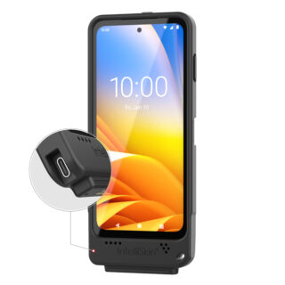 IntelliSkin per Zebra EM45 con porta USB-C esterna - senza clip da cintura Supporti per braccio RAM-GDS-SKIN-ZE37-C-NC