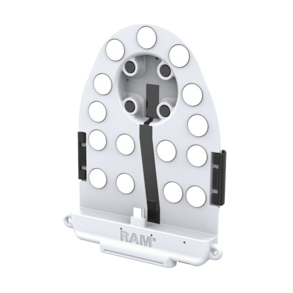 GDS Tab-Conn per valigie OtterBox Defender (forma a D e cuscinetti posteriori) - Ram Mounts grigi RAM-GDS-TABC-OTD1DB-GRY - immagine 3
