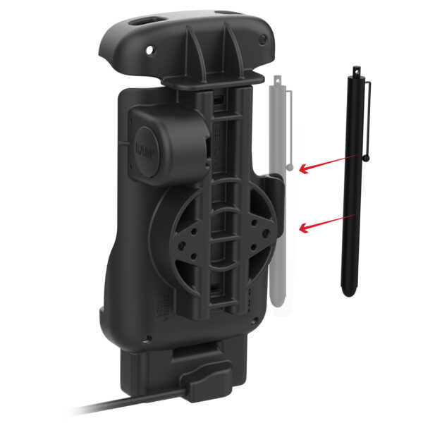 Dock USB-C con bloccaggio RAM per Zebra TC22 e TC27 con Ram Mounts RAM-HOL-ZE24-C-1U - immagine 3
