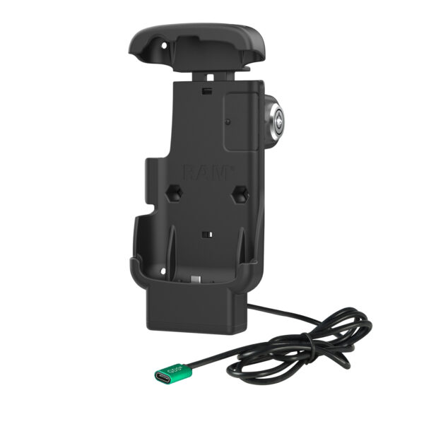 Dock alimentato con bloccaggio RAM per Zebra TC22 e TC27 con Ram Mounts RAM-HOL-ZE24L-CU - immagine 2
