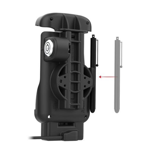 Dock alimentato con bloccaggio RAM per Zebra TC22 e TC27 con Ram Mounts RAM-HOL-ZE24L-CU - immagine 3