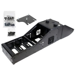 RAM Tough-Box Console angolata con Dodge Charger (Police) carenatura Ram Ram Mounts-VCA-112A